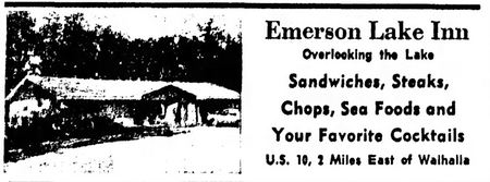 Emerson Lake Inn - Sep 3 1965 Ad (newer photo)